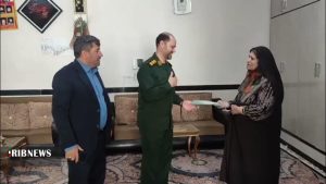 تجلیل از خانواده ۳ شهید والا مقام در تکاب