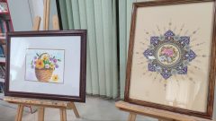 گشایش نمایشگاه آثار نگار گری در تکاب