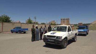 اهدای ۲ سری جهیزیه و ۲ دستگاه ویلچر برقی به نوعروسان نیازمند و ۲ معلول تکابی