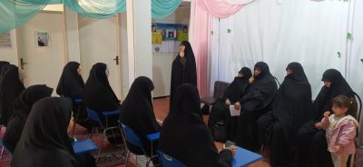 حضور مدیر حوزه علمیه خواهران آذربایجان غربی در مدرسه علمیه نجمه خاتون تکاب