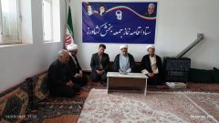 دیدار مبلغین طرح امین بخش کشاورز با مدیر مدرسه علمیه شاهین دژ