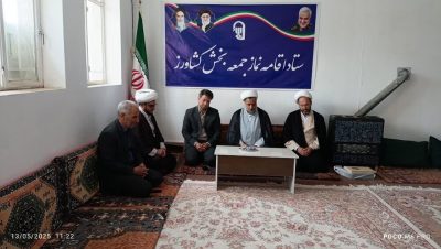 دیدار مبلغین طرح امین بخش کشاورز با مدیر مدرسه علمیه شاهین دژ
