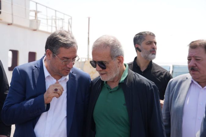 بازدید رئیسجمهور از دریاچه ارومیه بازدید رئیسجمهور از دریاچه ارومیه