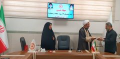علی اکبریان، بسیجی فداکار و کارمند پرتلاش بهزیستی شاهین‌دژ تقدیر شد