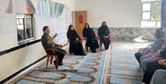 مراسم اختتامیه طرح مانا در روستای ساروجه شاهین دژ