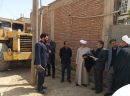 بازدید حجت الاسلام میرزائی از اجرای طرح‌ هادی در روستاهای کشاورز