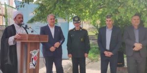 گلباران و عطر افشانی مزار شهدای شاهین دژ