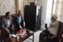 دیدار حجت الاسلام محمد میرزائی و فرماندار شاهین‌دژ با مدیر و کارکنان توزیع برق شهرستان شاهین دژ