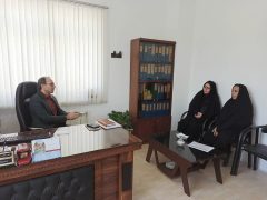 جلسه مشترک رئیس اداره کتابخانه‌های عمومی شهرستان شاهین دژ با مسئول امور فرهنگی کمیته امداد این شهرستان