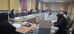 نشست درون‌بخشی با محوریت شعار «همه برای ایران جوان» در سالن مرکز بهداشت شاهین دژ