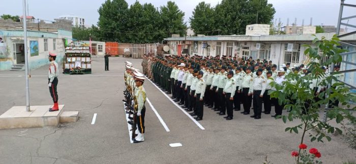 برگزاری صبحگاه مشترک در ستاد فرماندهی انتظامی شاهین دژ برگزاری صبحگاه مشترک در ستاد فرماندهی انتظامی شاهین دژ