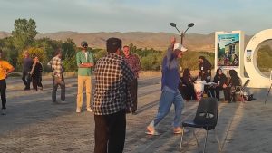 اجرای تئاتر خیابانی با نام خاطرات سرخ