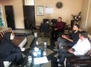 بررسی مشکلات بهداشتی شهر با حضور دکتر محمدیان سرپرست مرکز بهداشت و مسئولان شهرداری