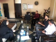 بررسی مشکلات بهداشتی شهر با حضور دکتر محمدیان سرپرست مرکز بهداشت و مسئولان شهرداری