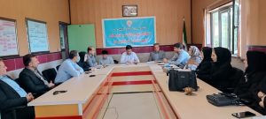 جلسه کمیته پدافند غیرعامل و مدیریت بحران شبکه بهداشت و درمان شهرستان شاهین‌دژ