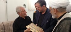 دیدار استاندار آذربایجان‌غربی و حجت الاسلام میرزائی با خانواده معزز شهید مصطفی خدایی