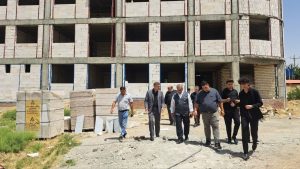 بازدید مدیر کل آموزش و پرورش آذربایجان غربی پروژه هاى در دست احداث شهرستان شاهین دژ