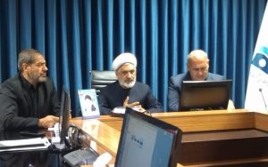 جلسه حجت‌الاسلام محمد میرزائی با مهندس رستگاری مدیر عامل امور آب استان آذربایجان غربی