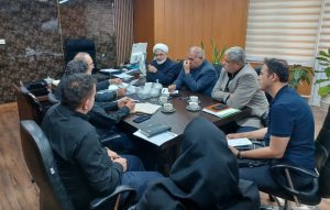 دیدار حجت‌الاسلام والمسلمین محمد میرزائی با دکتر شکری مدیر کل راهداری و حمل و نقل جاده ای استان آذربایجان غربی