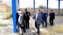 بازدید حجت الاسلام والمسلمین محمد میرزائی از طرح ساخت هنرستان و سالن ورزشی در شاهین دژ