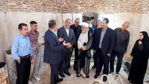 بازدید معاون وزیر میراث‌فرهنگی از حمام قپان شاهین‌دژ