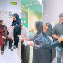 برگزاری آموزش حضوری درباره فشارخون و دیابت در بیمارستان شهید راثی شاهین دژ