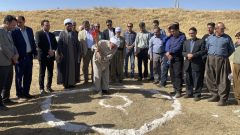 کلنگ زنی مجتمع بومگردی، خدماتی، تفریحی و گردشگری کوثر شهرستان تکاب