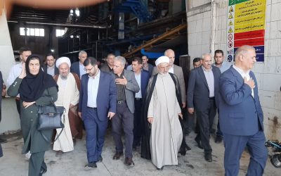 بازدید از کارخانه تصفیه شکر نهالی