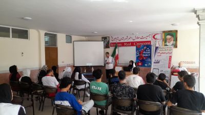 برگزاری کارگاه آموزشی و پیشگیری از رفتارهای پرخطر ویژه امدادگران هلال احمر شاهین‌دژ
