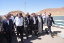 بازدید استاندار آذربایجان‌غربی و حجت الاسلام والمسلمین میرزایی از سد الغدیر شهرستان تکاب