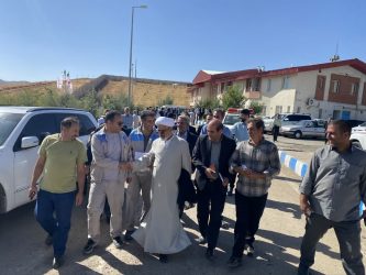 بازدید دکتر رحمانی و حجت الاسلام میرزائی از مجتمع معادن طلای زرشوران