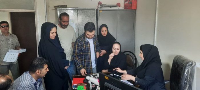غربالگری و آموزش خود مراقبتی در شهرداری محمودآباد غربالگری و آموزش خود مراقبتی در شهرداری محمودآباد