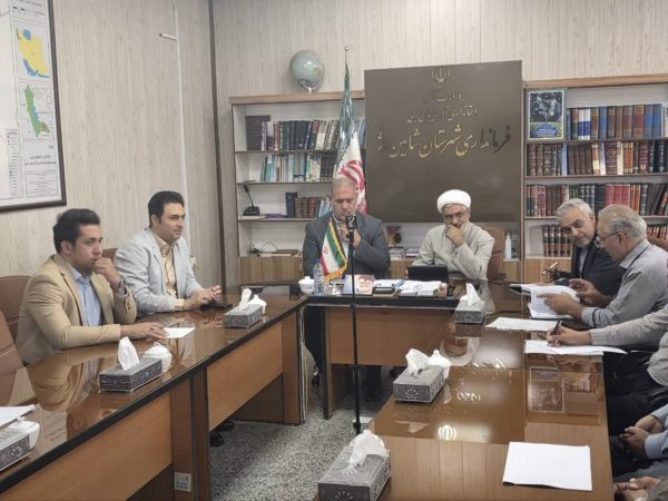 جلسه هماهنگی و بررسی وضعیت پروژه های حوزه راه و مسکن اجتماعی شاهین دژ
