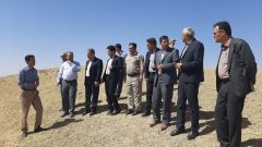 بازدید رئیس دادگستری، دادستان شاهین دژ از محل تامین آب شرب شهرها در زرینه رود