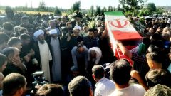 تشییع پیکر شهید مدافع وطن در شهر کشاورز