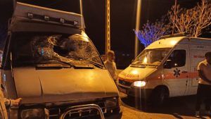 واژگونی یک دستگاه خودروی ون در محور شاهین دژ به میاندوآب ۱۲ مصدوم بر جا گذاشت
